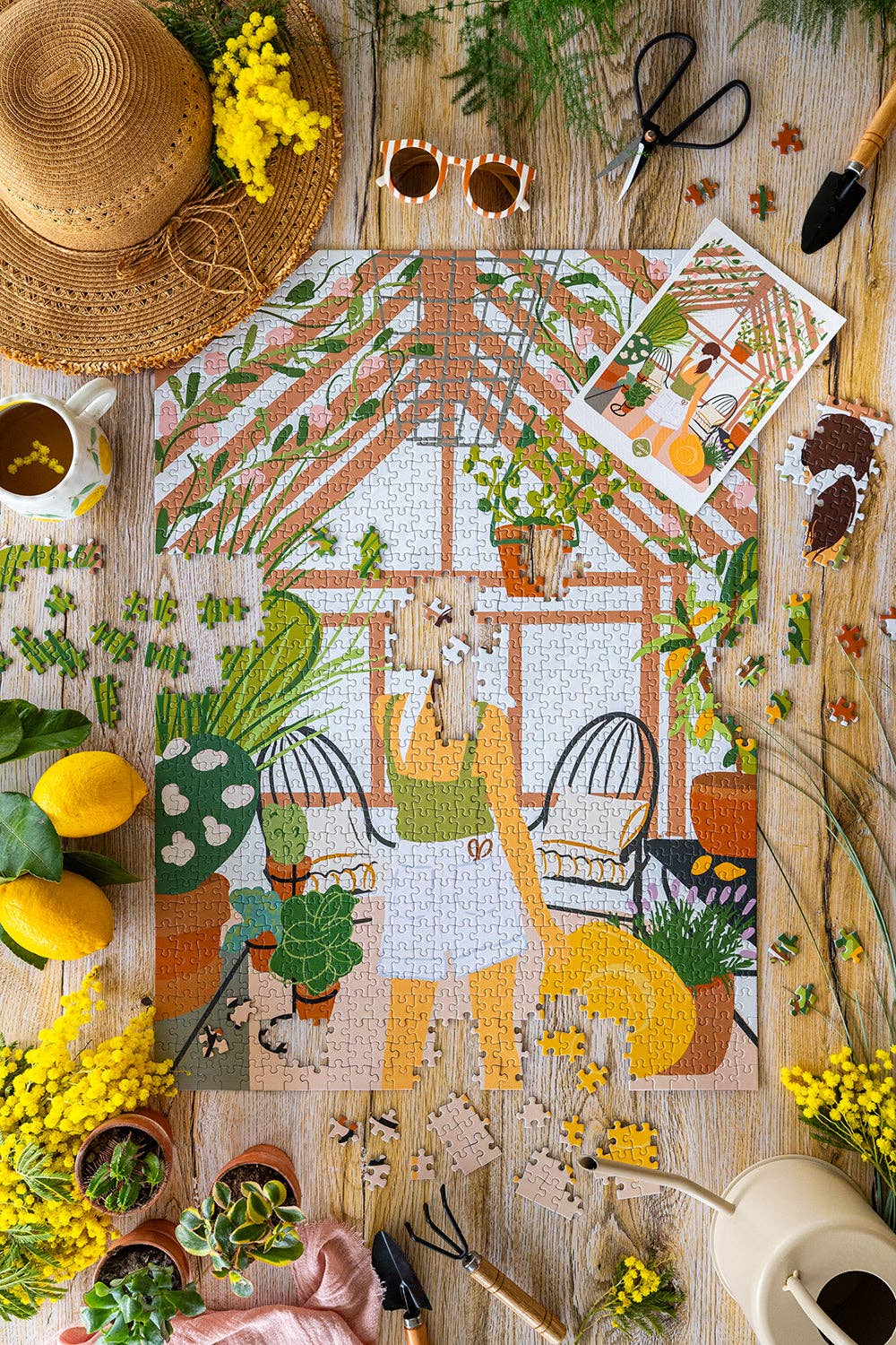 1000-teiliges Puzzle „Ein Sonntag auf dem Land“ - Maison Joliette