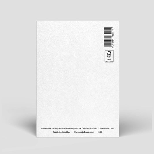 Postkarte - Geburtstag - Smileys - Naturbedacht