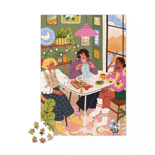 Puzzle 1000 Teile Die Freundinnen -  Maison Joliette