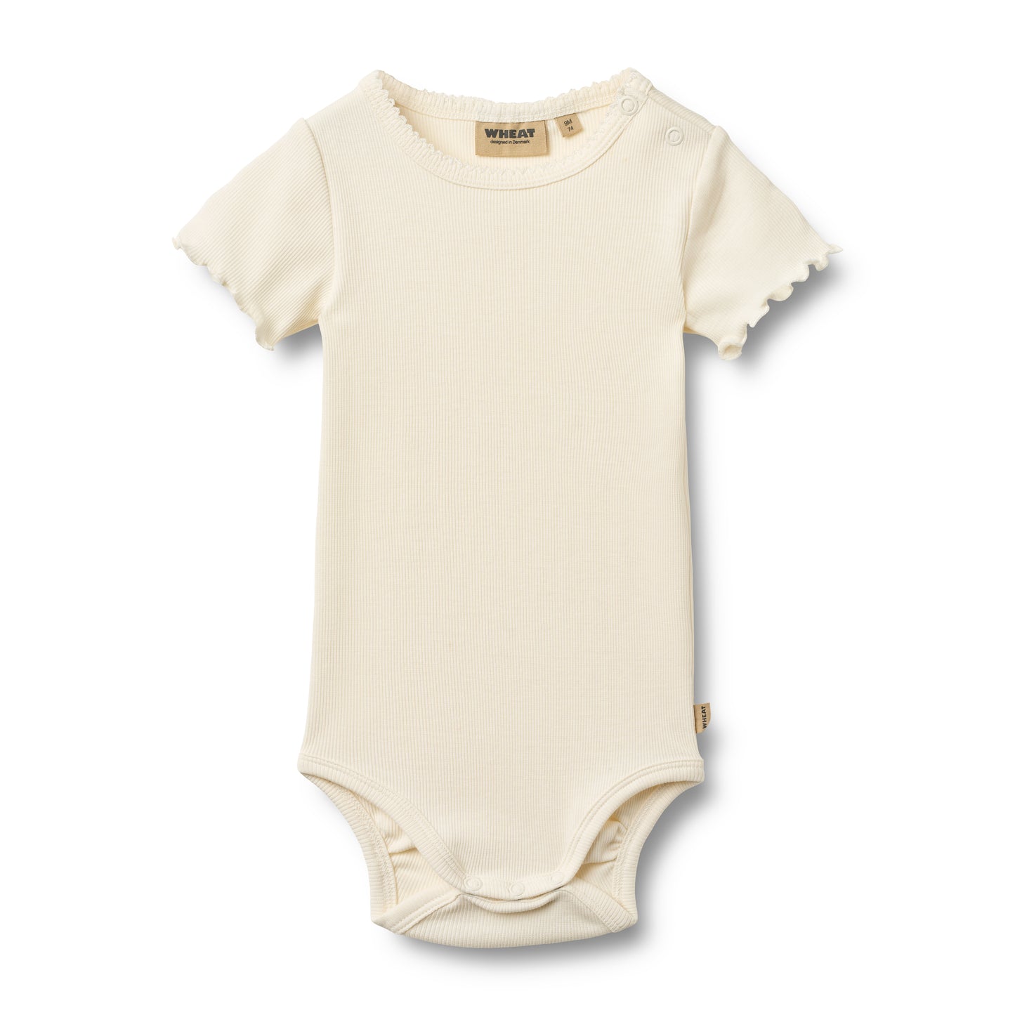 Ripp Body 1/2 Arm - Maren - 100% Bio Baumwolle - Wheat