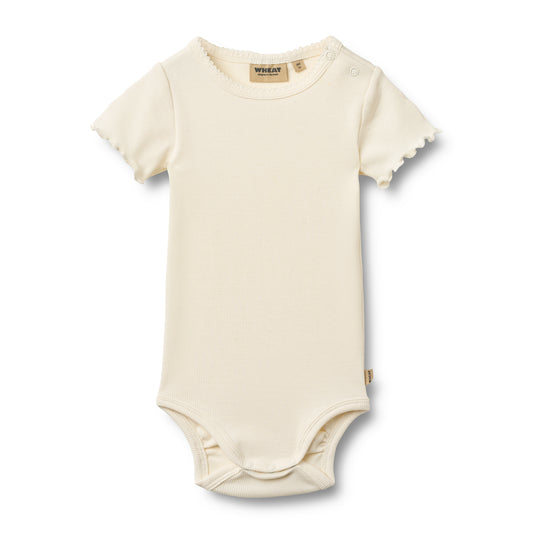 Ripp Body 1/2 Arm - Maren - 100% Bio Baumwolle - Wheat