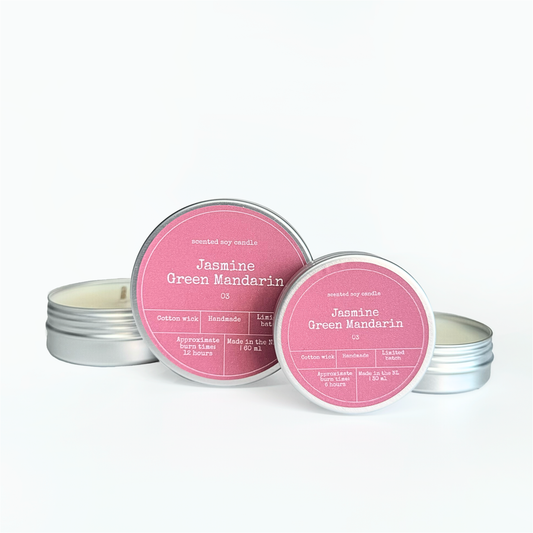 Duftkerze aus Sojawachs | Jasmin & Mandarine - Bon Babef