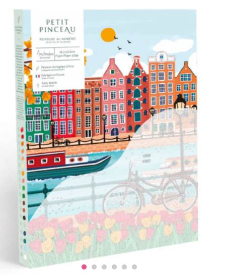 Set Malen nach Zahlen Petit Pinceau - Amsterdam - La Petite Épicerie