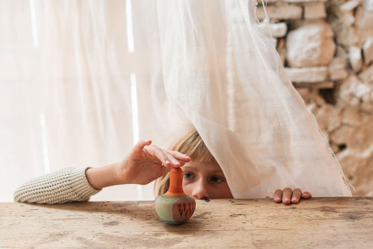 Mellow Orange Bird- Kreisel- Grapat