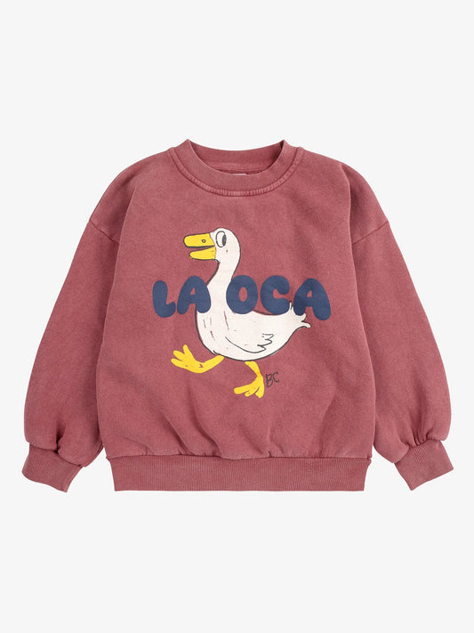 La Oca Sweatshirt - Braun - Bobo Choses