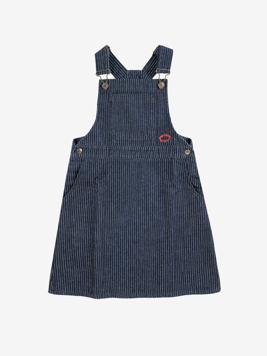 Tic Tac Toe denim dress - Bobo Choses