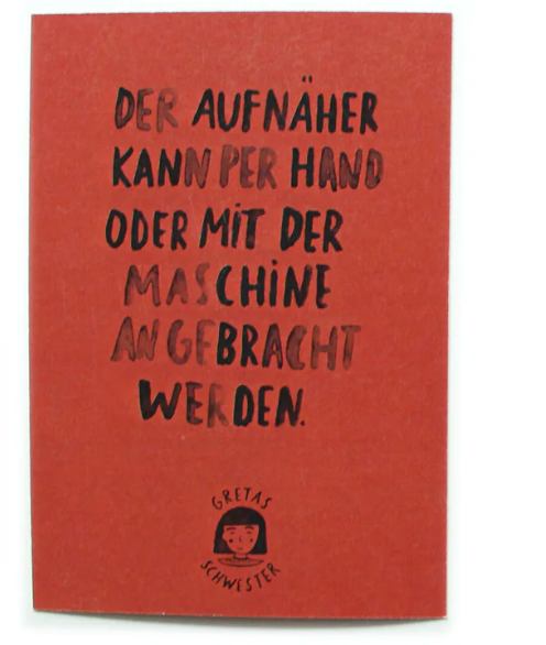 Aufnäher Dino Club - Gretas Schwester
