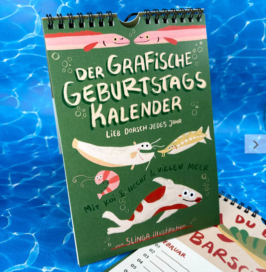 Geburtstagskalender Fische - Slinga