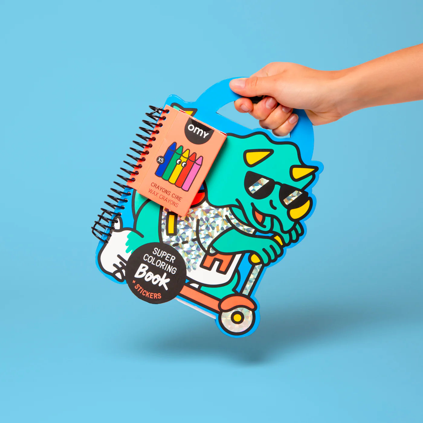 Super Mal und Sticker Buch- Dino - OMY