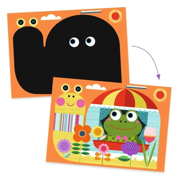 Kratzbilder Frosch - Djeco