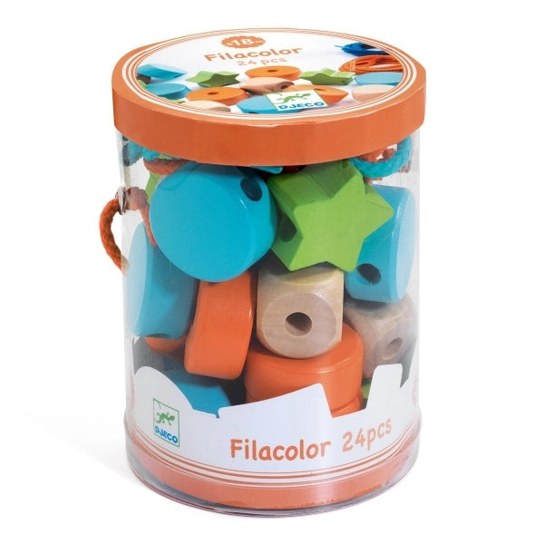 Fädelspiel- Lernspielzeug 2+: Filacolor - Djeco