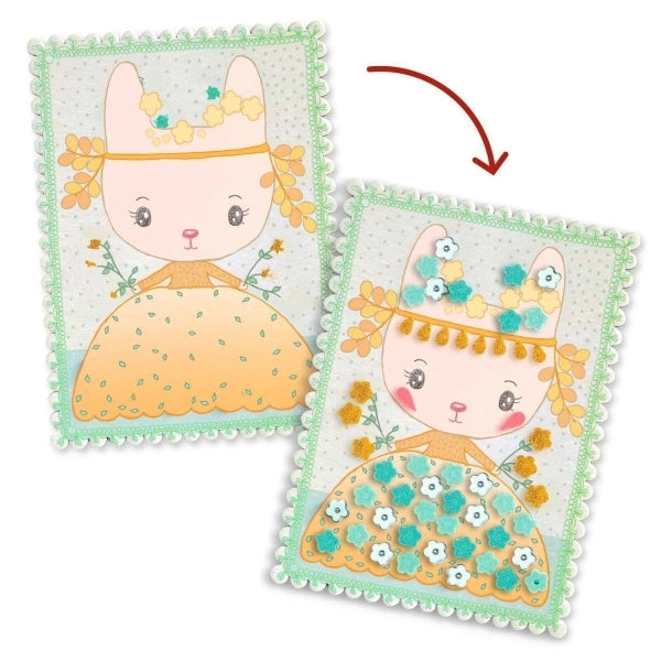 Bastelset Tinyly: Mosaik Margo & Co - Djeco