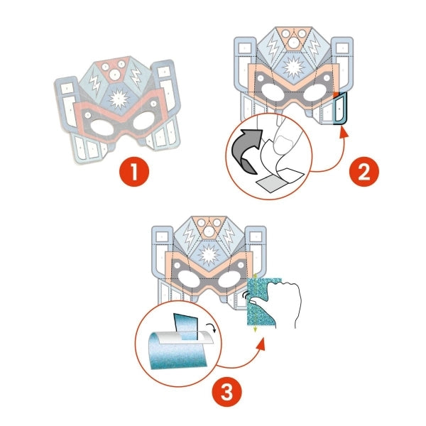 DIY: Masken Super-Roboter - Superhelden - Djeco