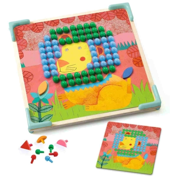 Mosaik Lernspiel "Mosaico Animo" - Djeco