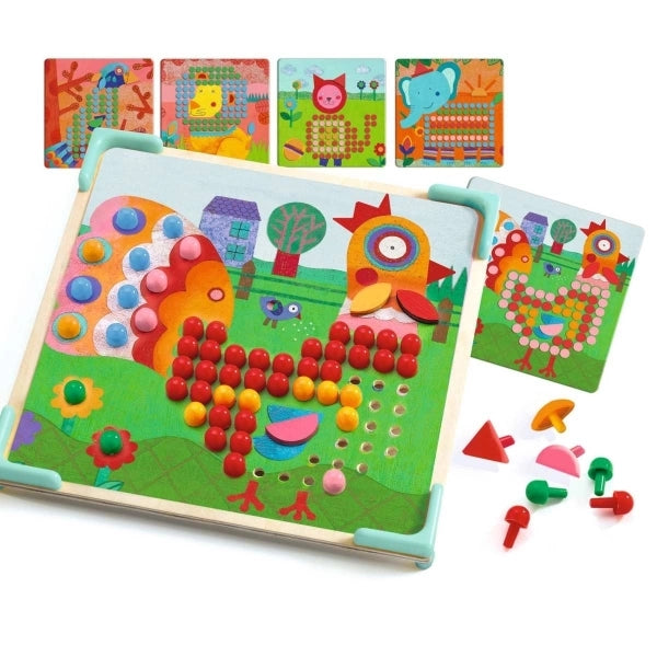 Mosaik Lernspiel "Mosaico Animo" - Djeco