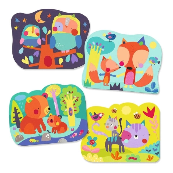 Zauber Malbilder 18 Monate - Große Motive - Im Wald versteckt- Djeco