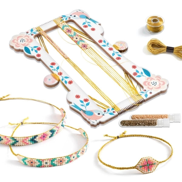 Weben mit Perlen, kleine Perlen - Armbänder - Djeco