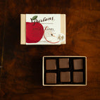 caramels in milk chocolate APPLE & CINNAMON 6 pieces-  Pärlans