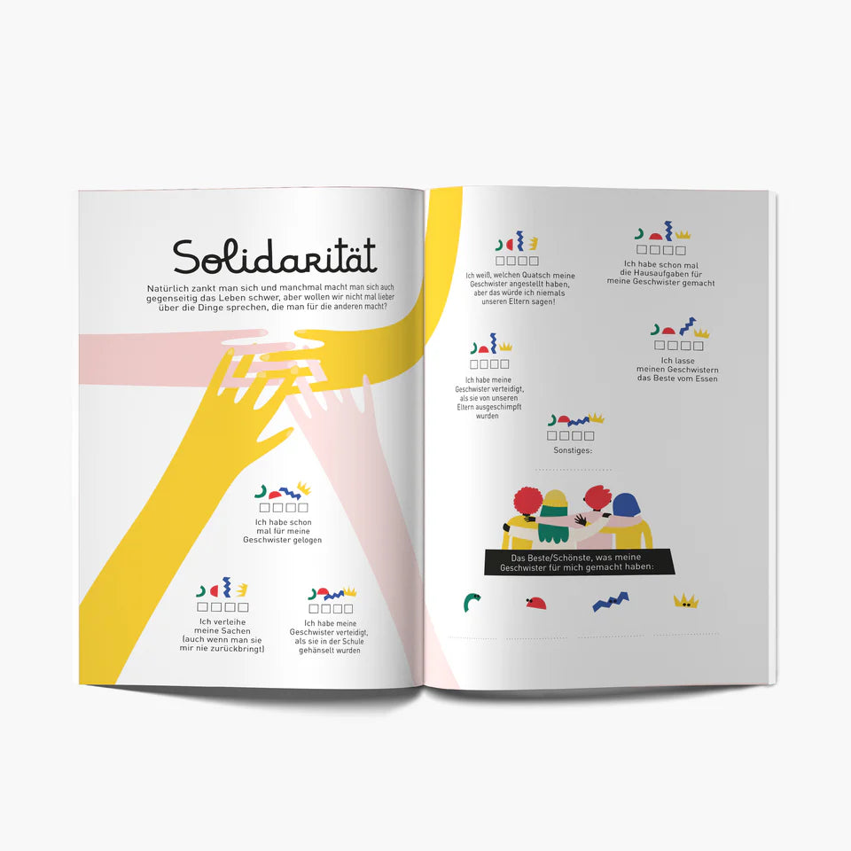 Unter Geschwistern - Tagebuch, Erinnerungsbuch - Minus