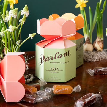 Karamell Geschenkbox Blume - Pärlans