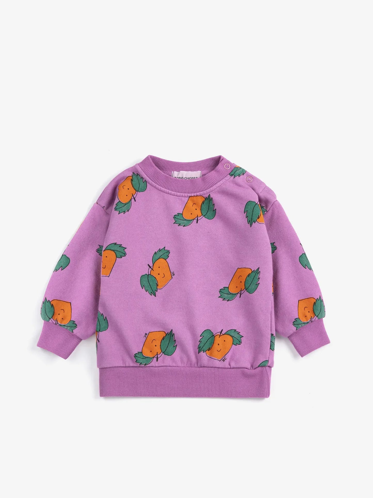 Tangerine all over Sweatshirt - Bobo Choses