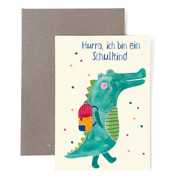 Hurra, ich bin ein Schulkind - Krokodil - Frau Ottilie