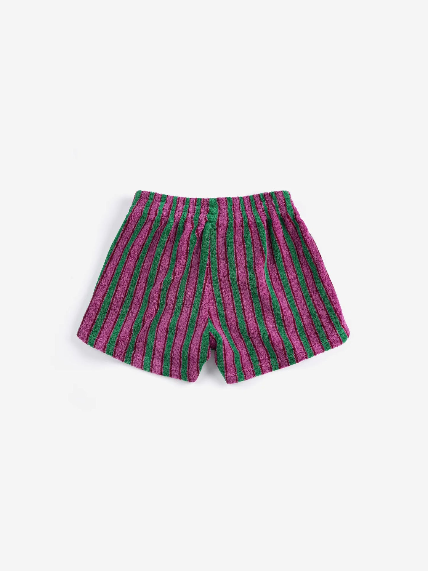 Striped terry cloth Shorts - Bobo Choses