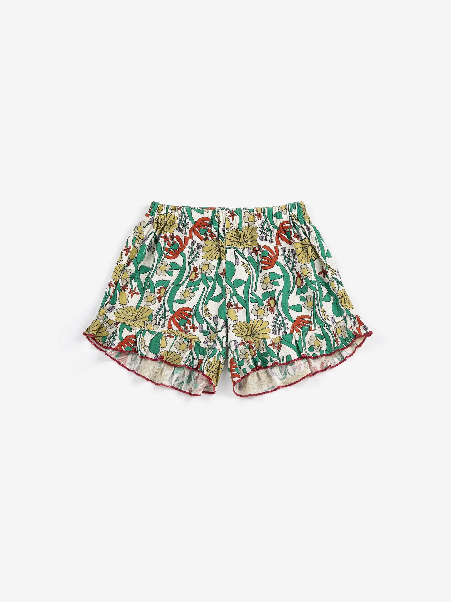Color herbalist all over woven Shorts - Bobo Choses