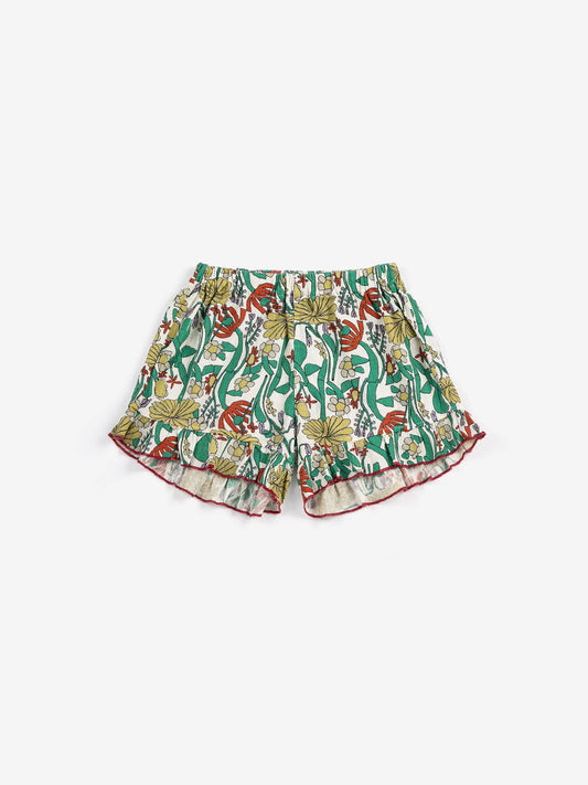 Color herbalist all over woven Shorts - Bobo Choses