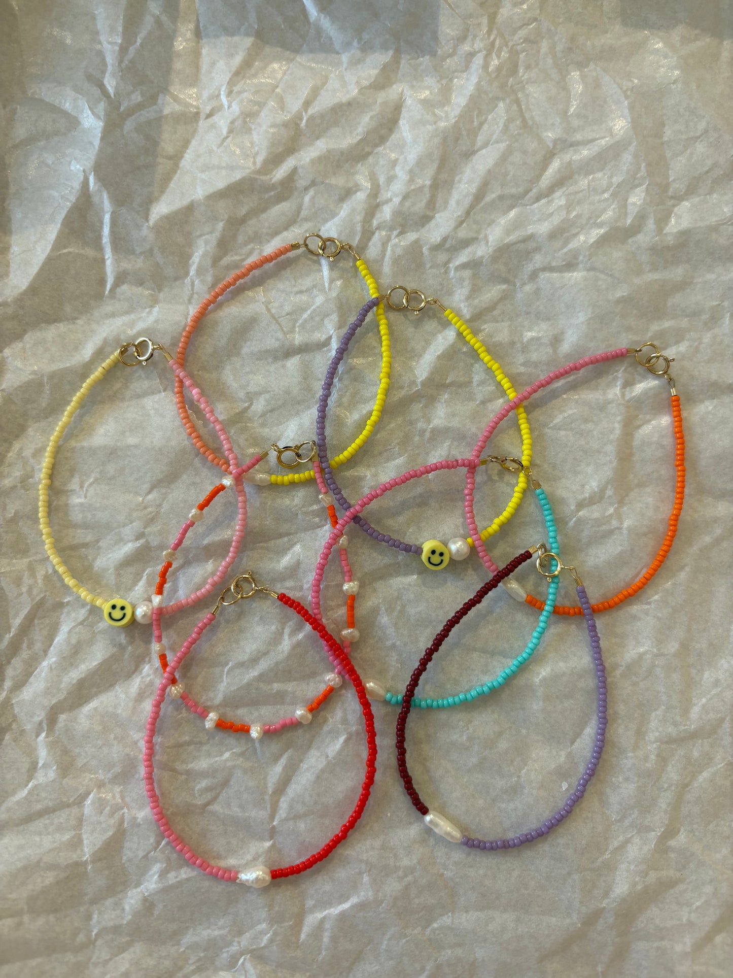 Armband bunt Perle - Studio Niovi