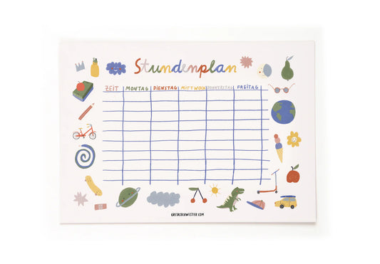 Stundenplan - Gretas Schwester
