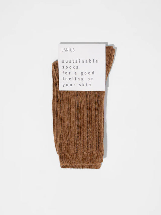 Rippenstrick Socken GOTS - Lanius