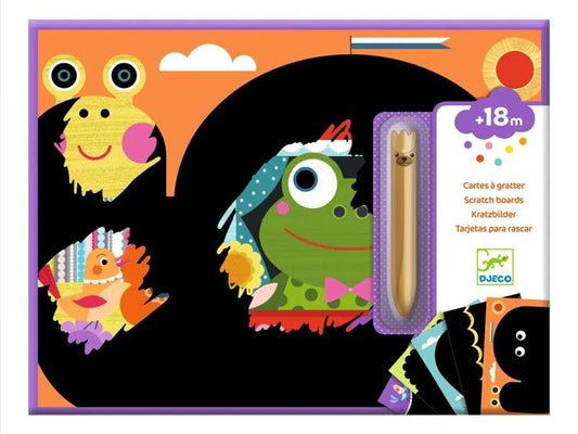 Kratzbilder Frosch - Djeco