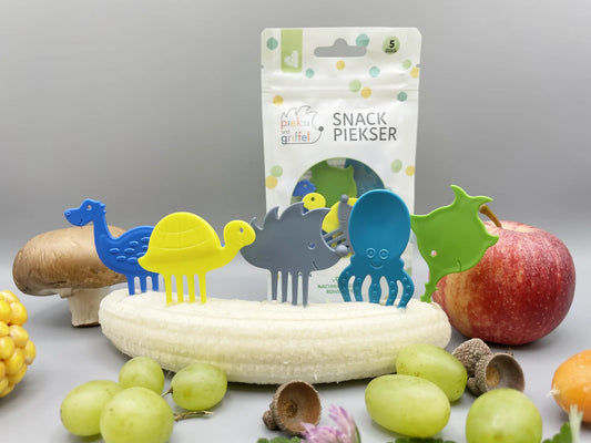 Snack Piekser 5er „Funky Friends“ - Pieksi und Griffel