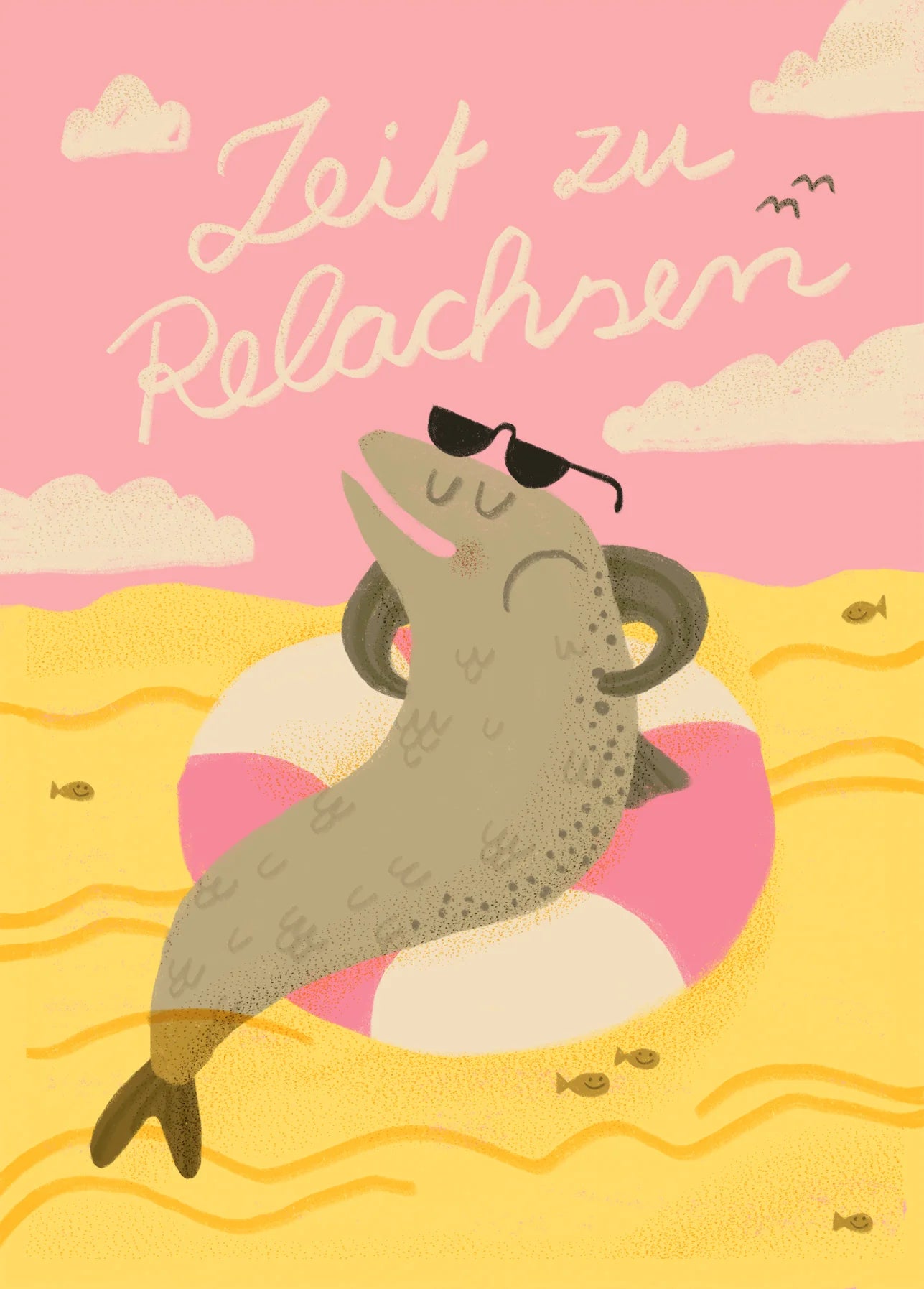 Postkarte "Zeit zu Relachsen" - Slinga