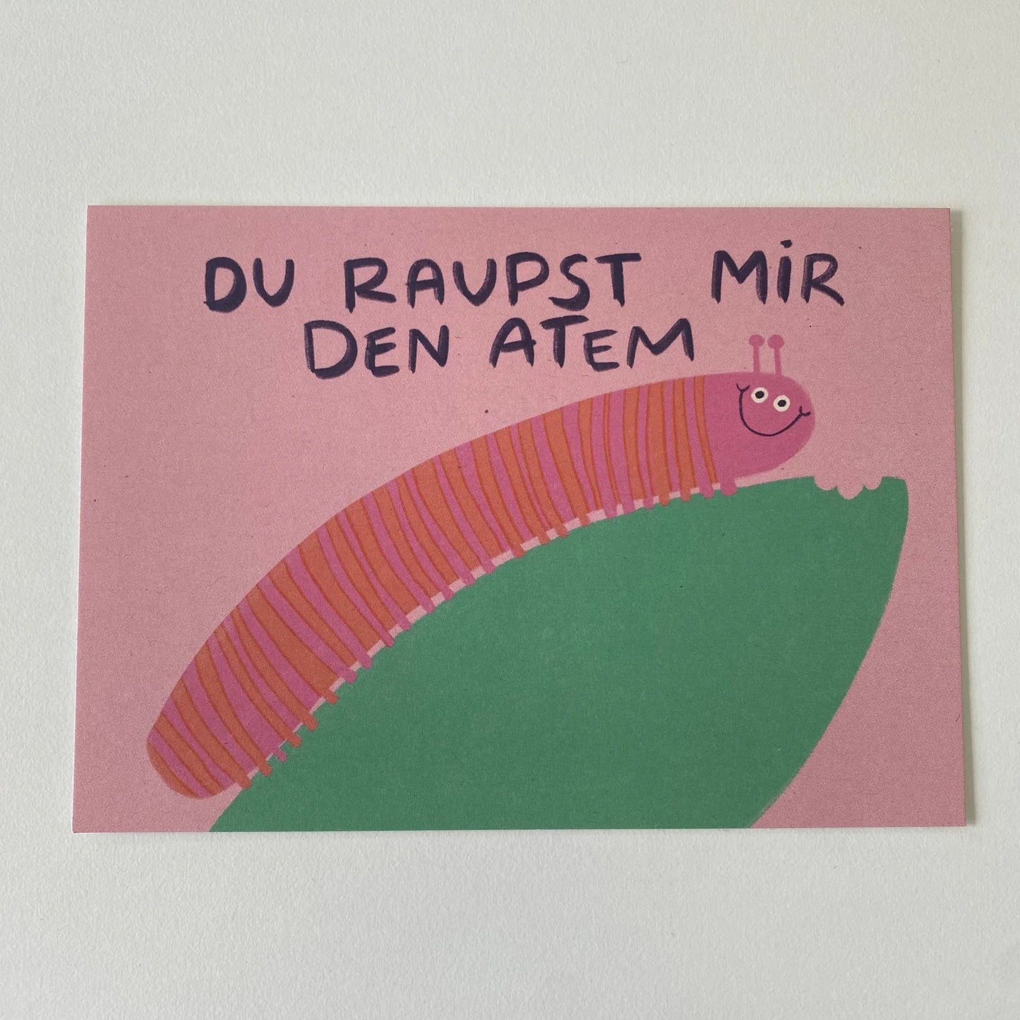 Postkarte "Du raupst mir den Atem" - Slinga