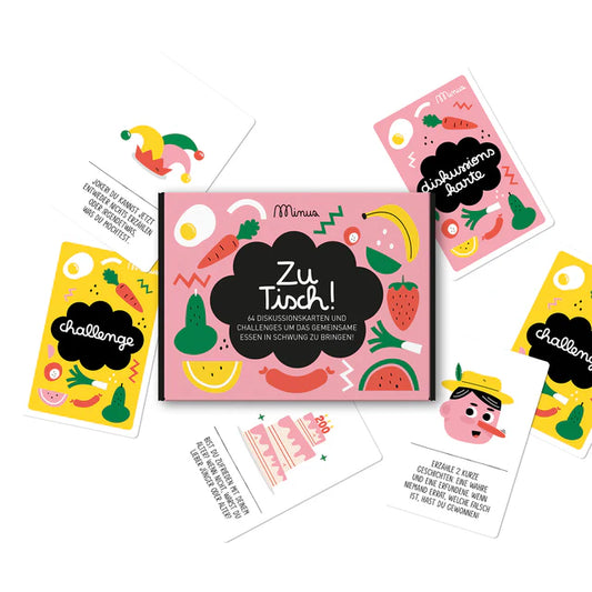 Gesprächskarten "Zu Tisch!" - Minus