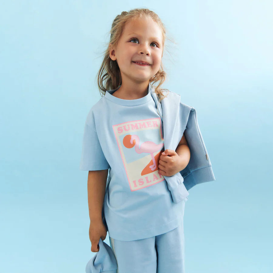 T-Shirt- Mirsa- Flamingo - 100% Bio Baumwolle - Wheat