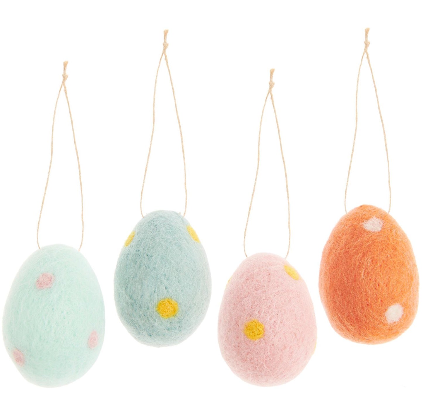 Osterei aus Filz- Blumen - Punkte - Rico Design