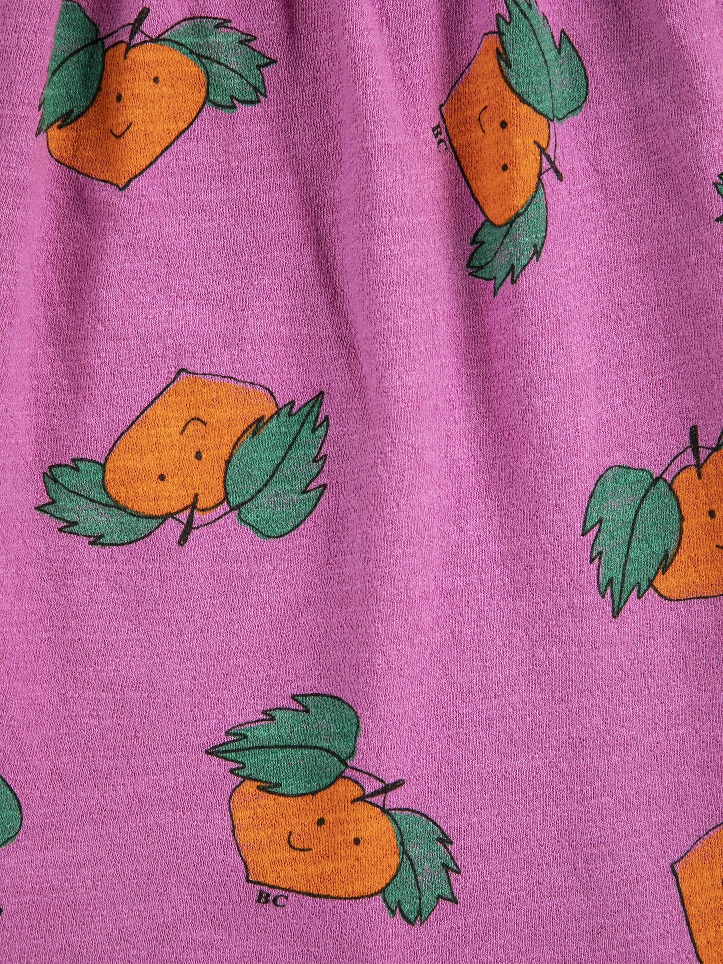 Tangerine all over ruffled dress - Bobo Choses