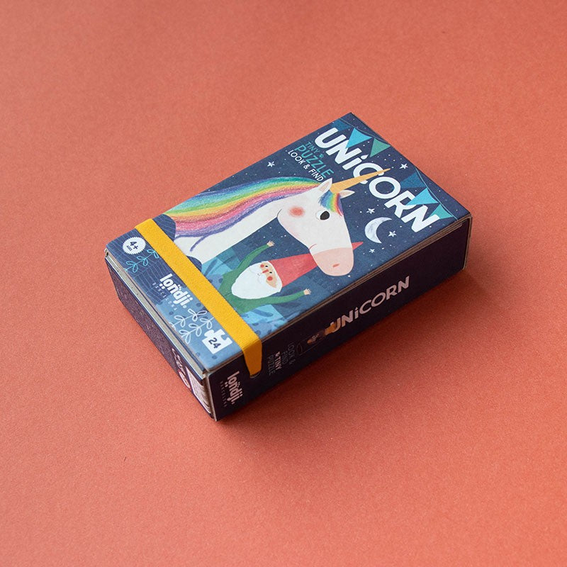 Tiny Puzzle - UNICORN - Look & Find- Londji