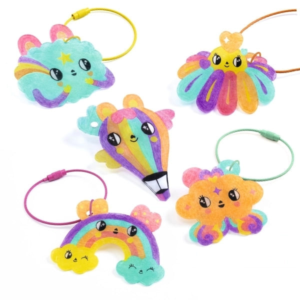 Artistic Plastic: Kawaii Schlüsselanhänger - Djeco