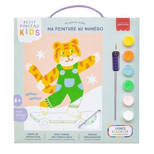 Malen nach Zahlen Set für Kids - Titi Skate - La Petite Epicerie