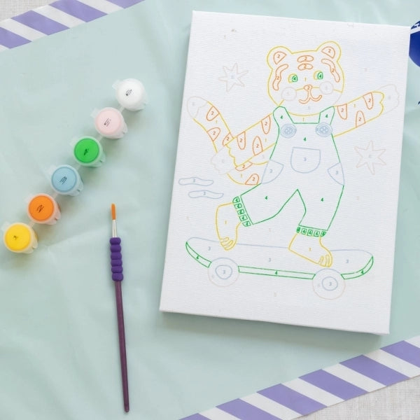 Malen nach Zahlen Set für Kids - Titi Skate - La Petite Epicerie
