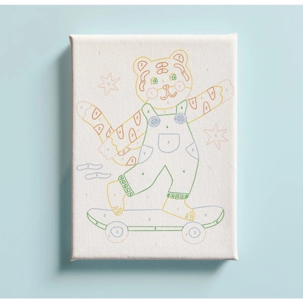 Malen nach Zahlen Set für Kids - Titi Skate - La Petite Epicerie