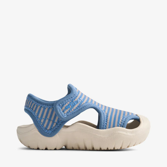 Badeschuhe Bani - blau gestreift - Wheat