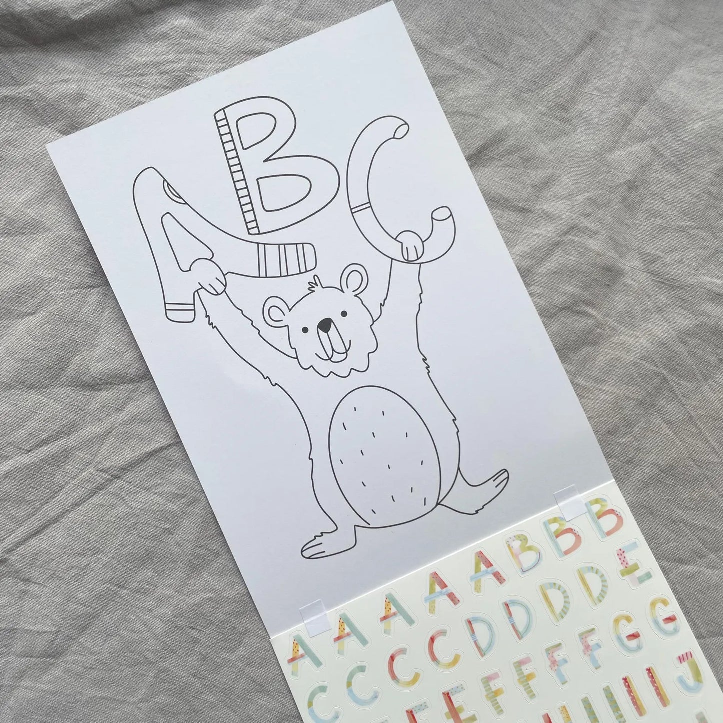 Spülmaschinenfeste Sticker Buchstaben