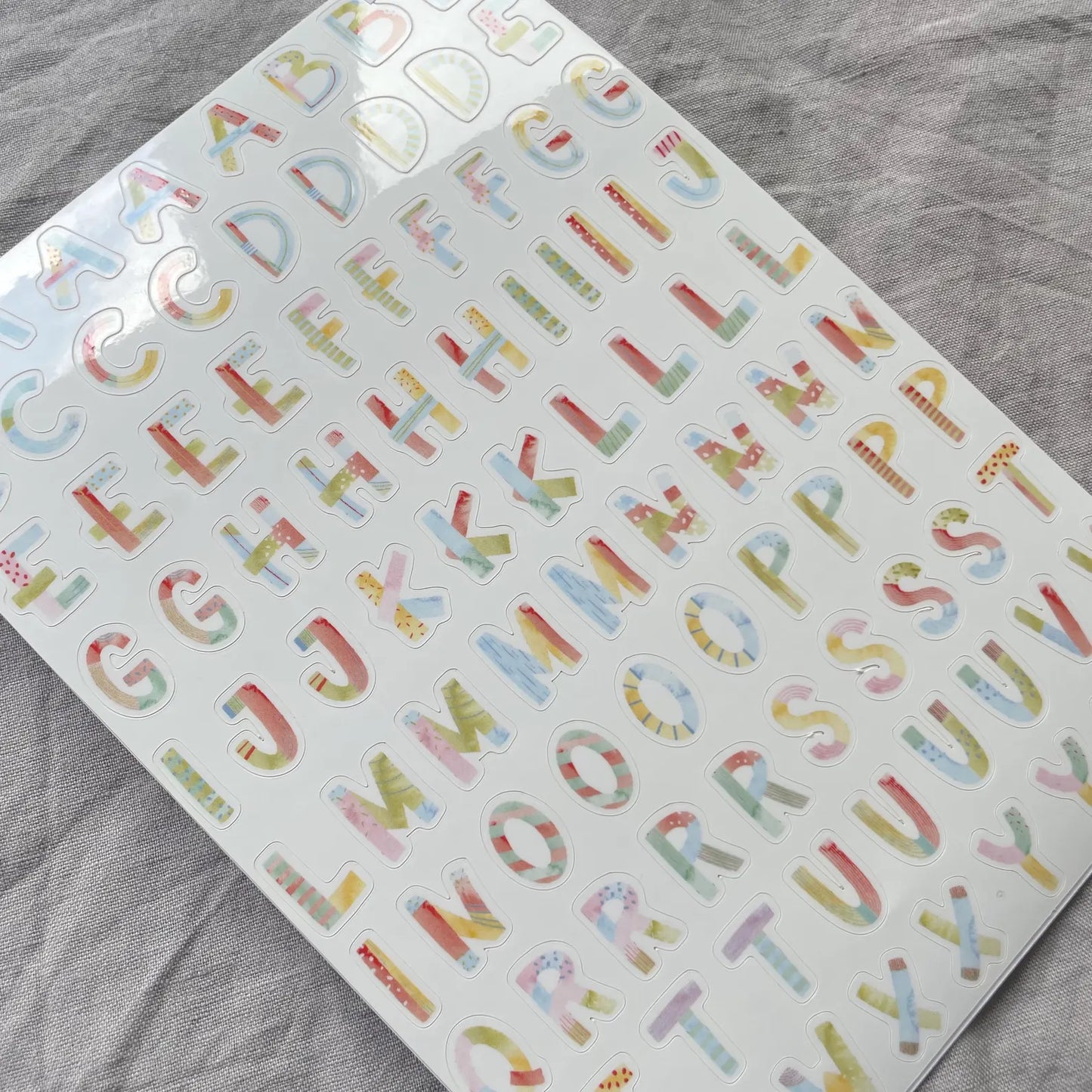 Spülmaschinenfeste Sticker Buchstaben