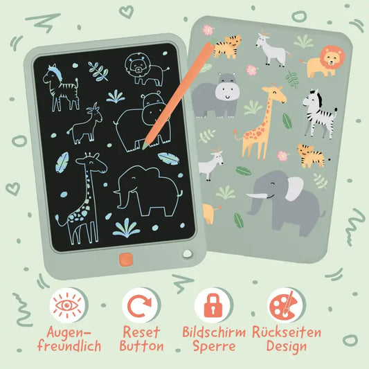 LCD Zaubermaltafel für Kinder - Safari - Lutz Mauder