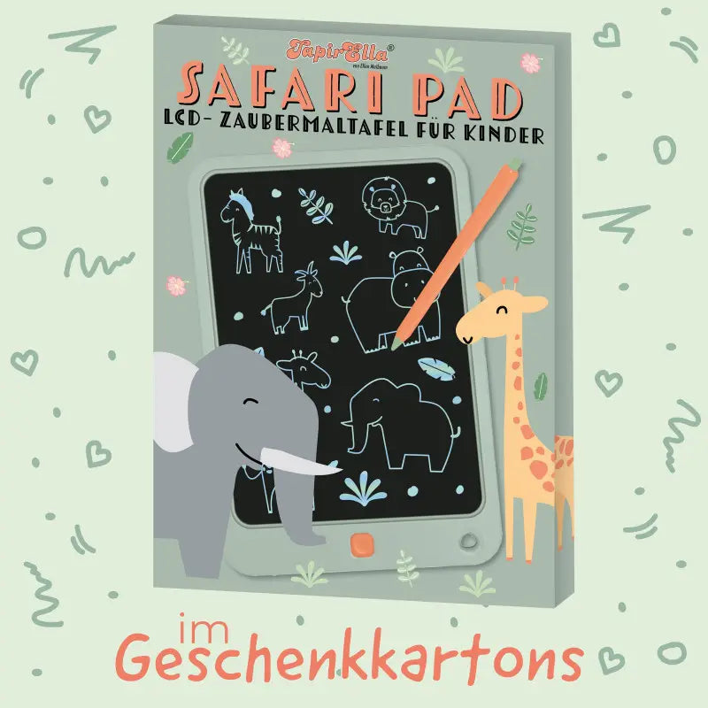 LCD Zaubermaltafel für Kinder - Safari - Lutz Mauder